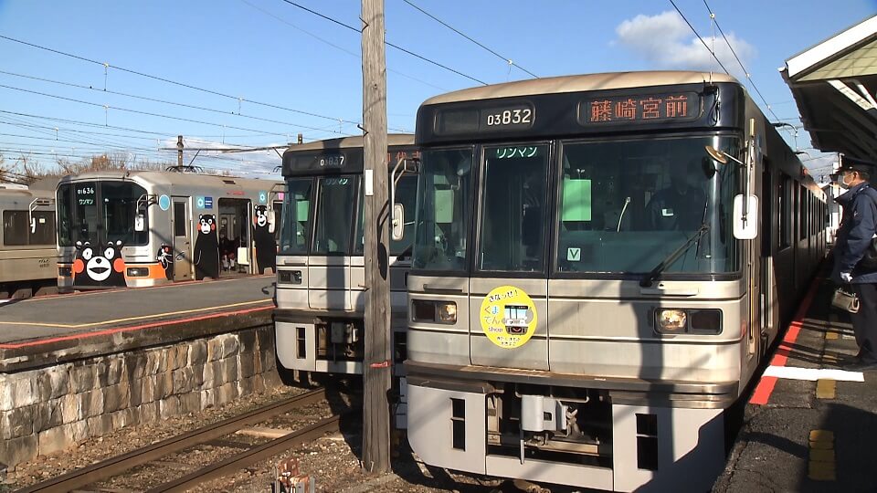 カワイイ！熊本電鉄くまモン列車に乗ってみた | 話題