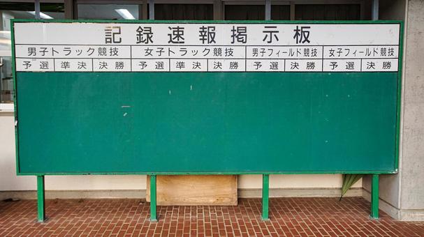 東神奈川駅に昔ながらの掲示板 XYZのメッセージ -