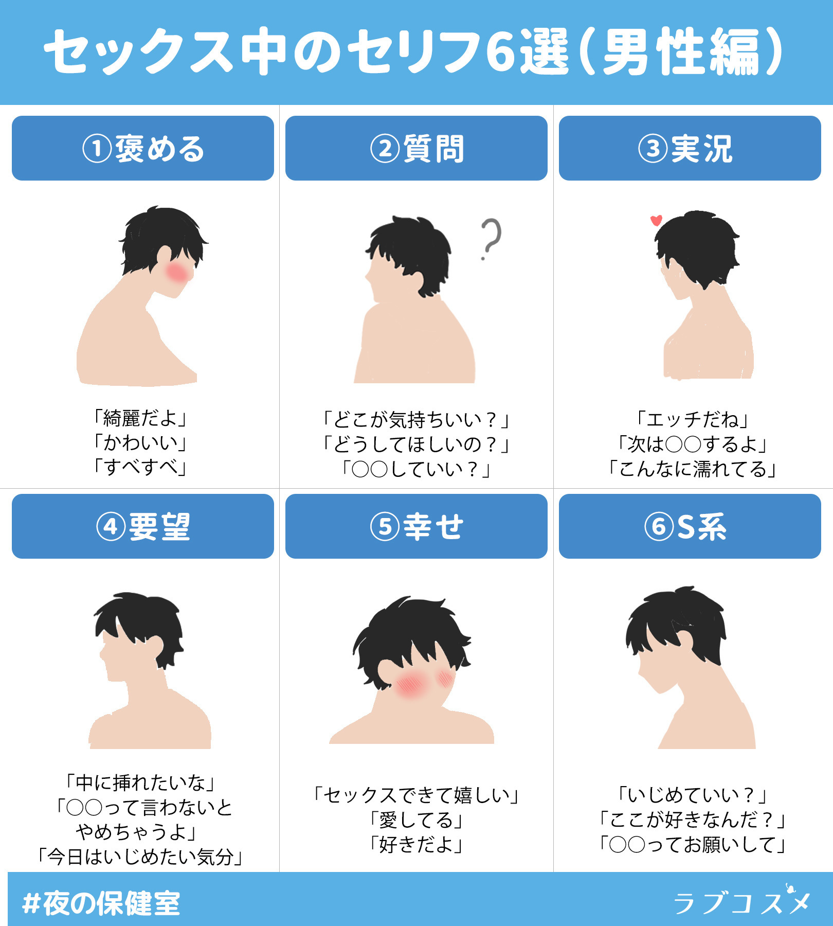 エッチ中に男子が考えていることって？彼の頭の中を覗いて見よう！！