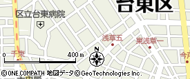 秘書室（台東区/その他施設）の地図｜地図マピオン