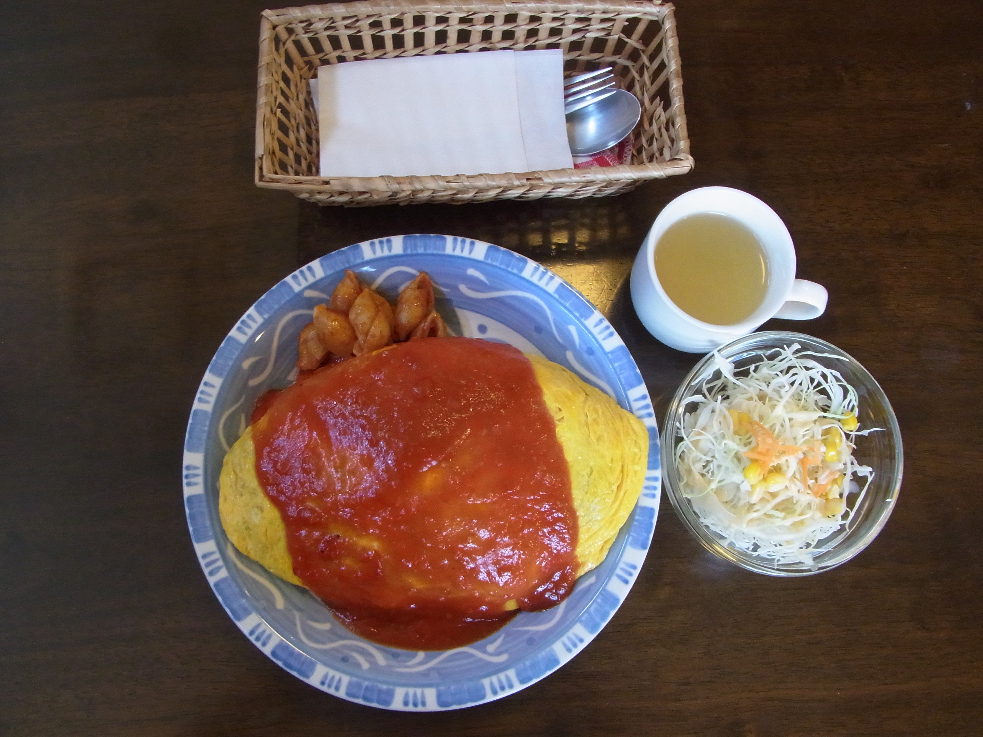 カフェ ネイブル」でオムライス : 茨城県在住の猫男（へるつ）日記