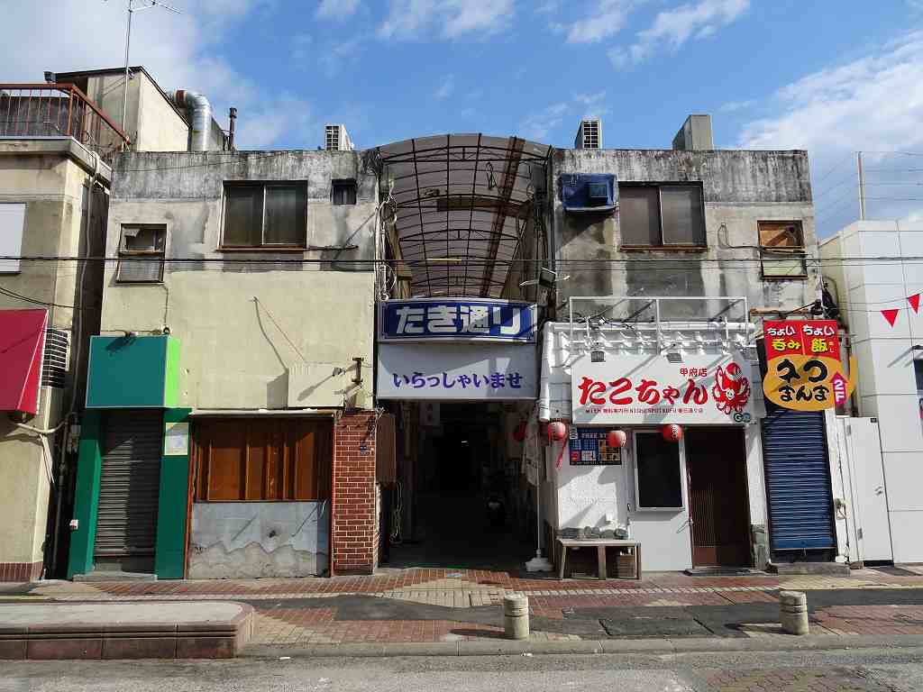 たき通り ニュー銀座街（山梨県甲府市の横丁 飲食街） |