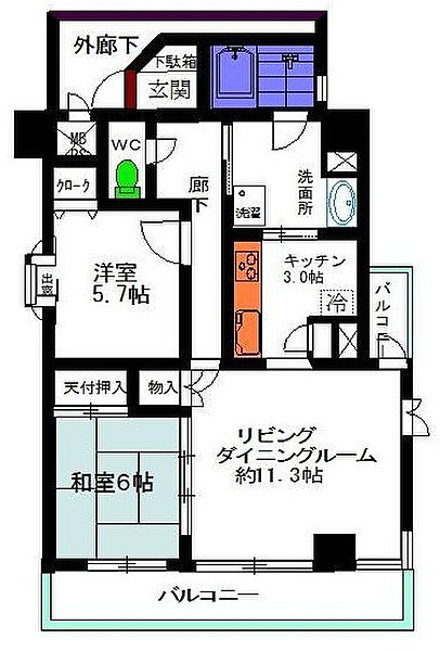 エステシオン大森 | 梅屋敷駅徒歩4分、大森中２丁目の2LDK賃貸マンションです。