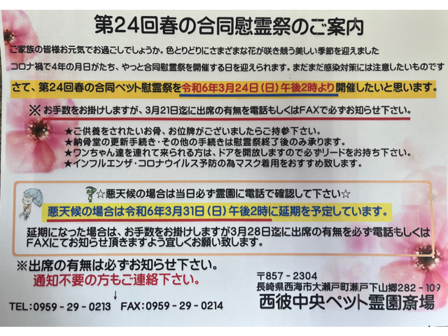 波佐見焼/一真窯 | 3月4日木曜日 今雨 お知らせ