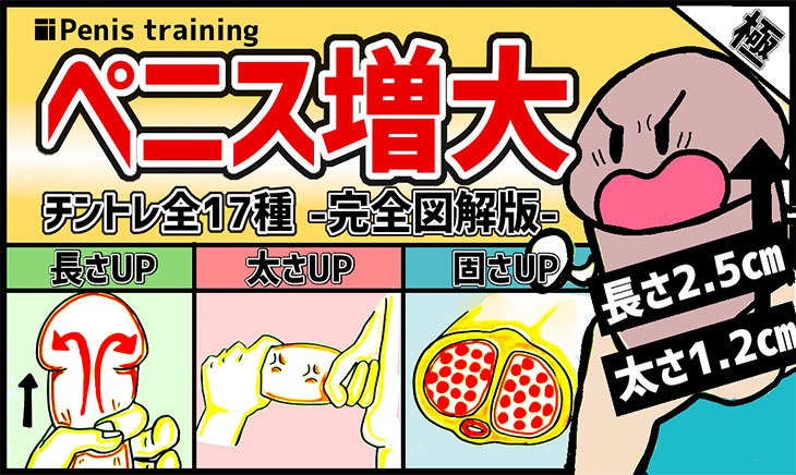 泌尿器科の医師が解説】亀頭を大きくする４つの方法を徹底検証