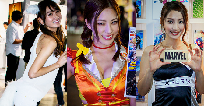 TGS2013】美人コンパニオン集 今年も華やかに彩る！ 第一弾