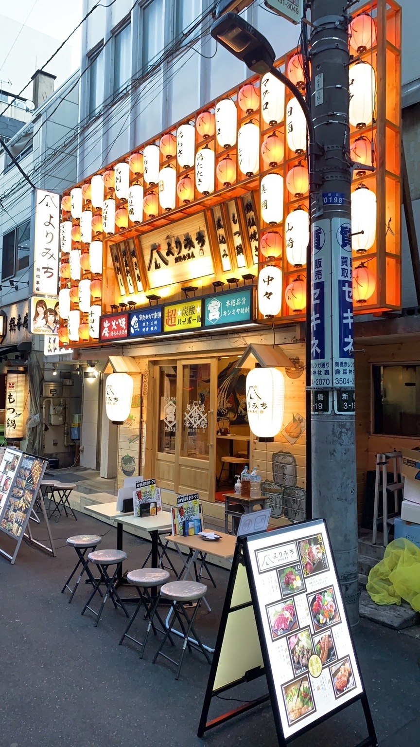 完全個室 地鶏焼き鳥と築地海鮮 創作居酒屋 よりみち 新橋店（新橋/居酒屋）