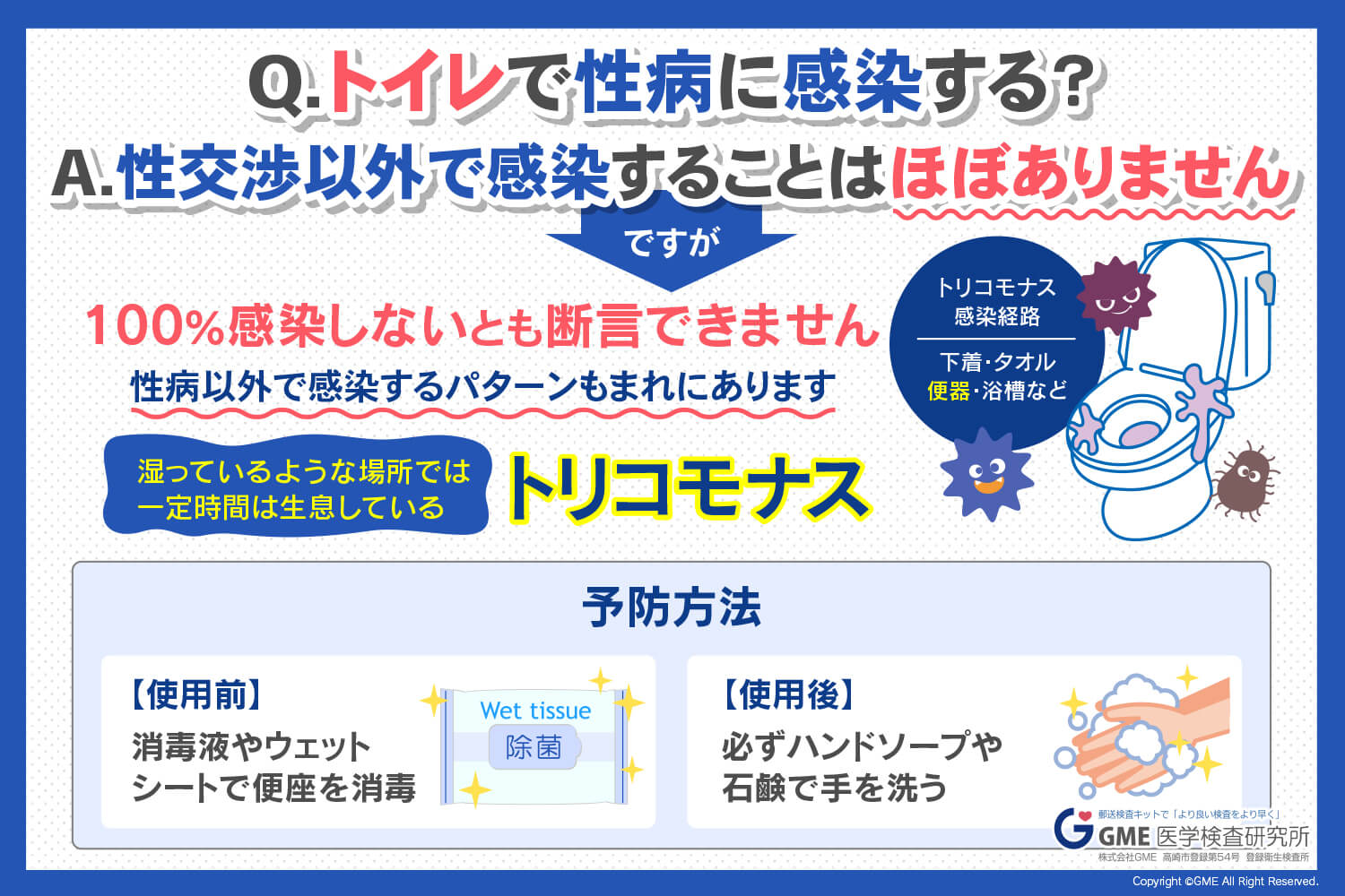 女性に多い【膀胱炎】の原因と対策について | GME医学検査研究所