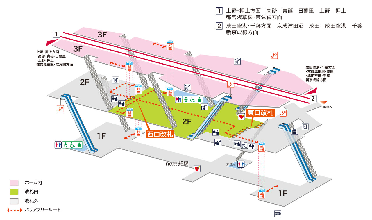 １２月の船橋駅：ＪＲ船橋駅南口と京成船橋駅周辺 ＰＡＲＴ２ - 緑には、東京しかない