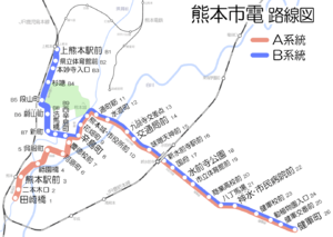 暖かい内地への旅 Part16 熊本市電を撮る④ 通町筋～健軍町