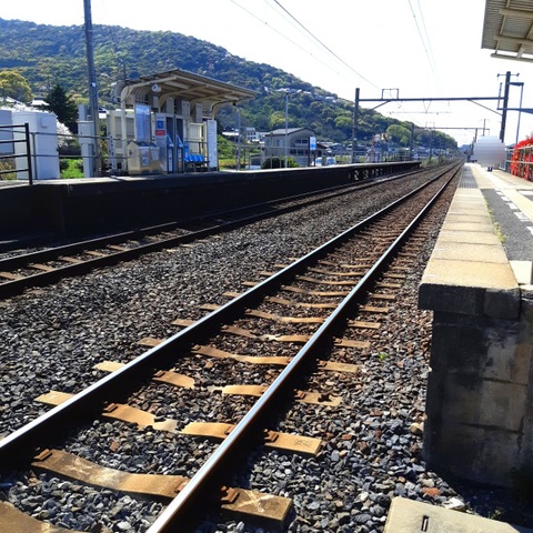 跨線橋から見た多度津駅 写真素材 [ 4855141