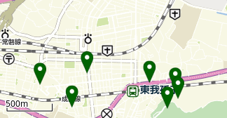 千葉県我孫子市都部の地図 住所一覧検索｜地図マピオン