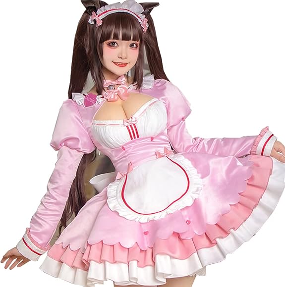 Uwowo製品】90日目安　ネコぱら　コスプレ　水無月家　メイド服　ハロワイン　同人服※ウィッグ追加可 : cos92-990