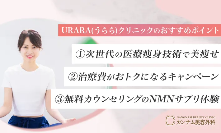 URARAクリニックの総額料金から口コミ!怪しいという声の理由まで徹底調査｜ビューティーサウンドワン