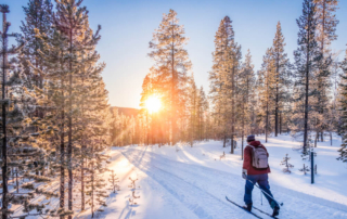 A winter hike through