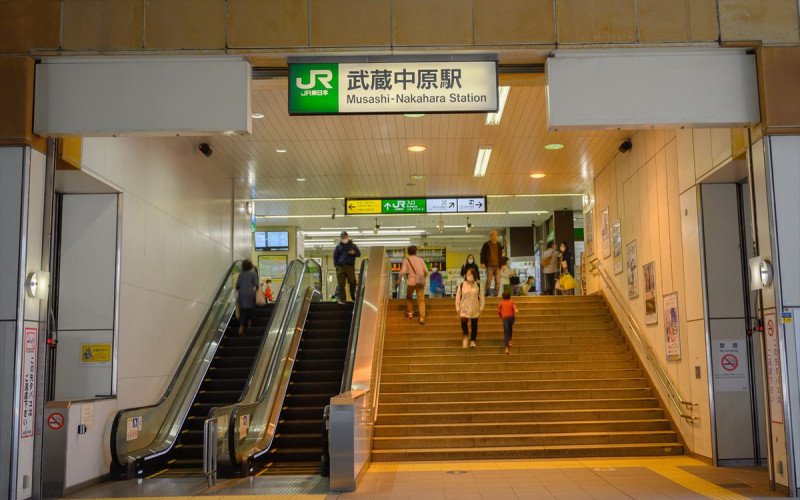 JR東日本：駅構内図・バリアフリー情報（武蔵中原駅）