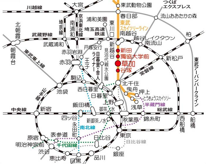 北越谷駅の住みやすさと治安！元荒川沿いの桜が綺麗な街｜タウン情報｜埼玉相互住宅 越谷市・草加市の不動産会社