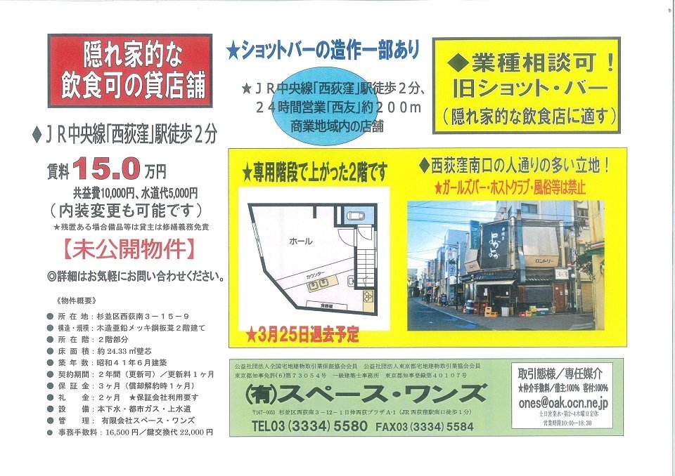 荒木町で深夜営業、風俗1号営業の申請代行しました | 行政書士杉並事務所 杉並区