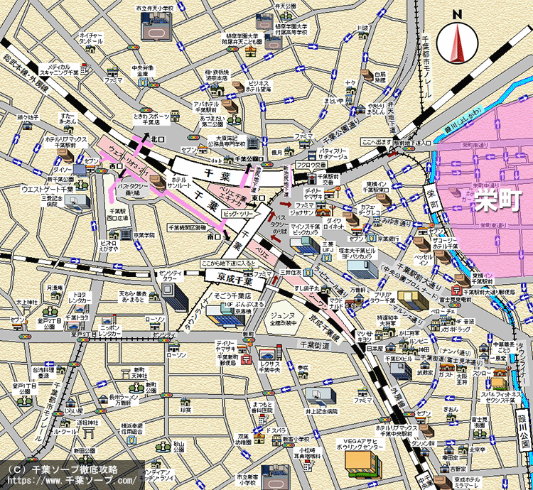 栄町・松戸・船橋・市原を完全網羅～千葉ソープ徹底攻略～