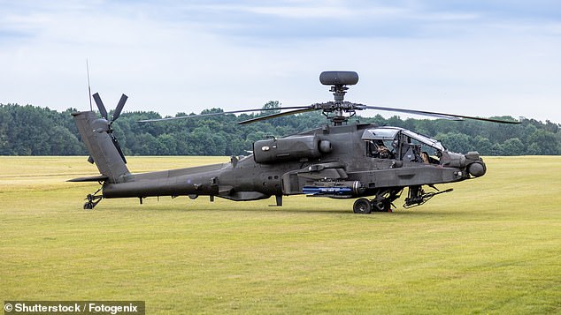 British police helicopter crew filmed