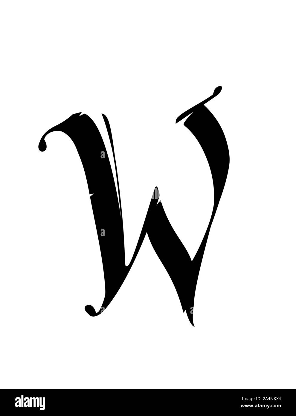 NEON STYLE“ Letter W -